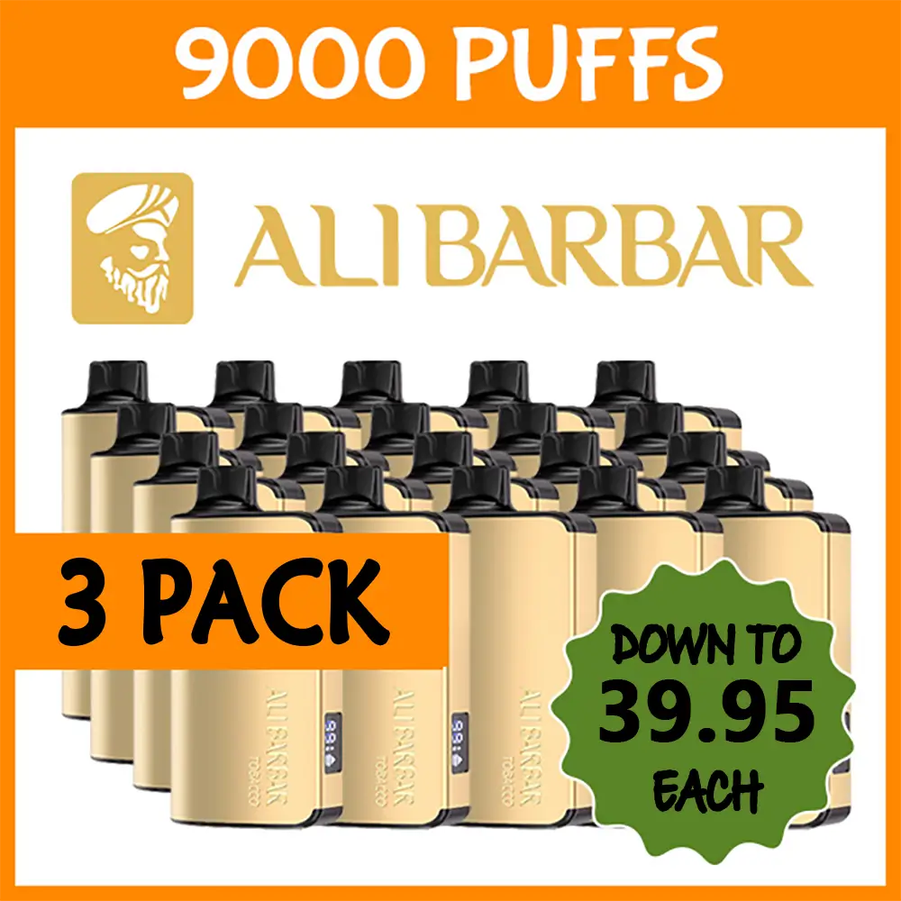 alibarbar ingot 9000 disposable vape 3 pcs bundle 39 95 副本